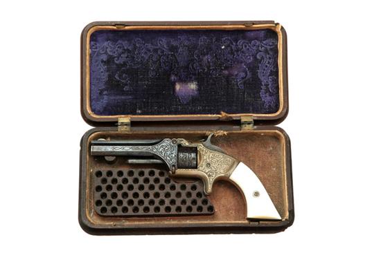 Appraisal: CASED SMITH AND WESSON MODEL NO REVOLVER Second issue caliber