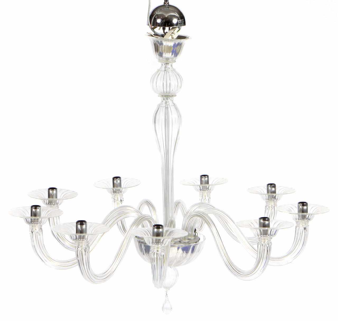 Appraisal: Property of various owners A Barovier and Toso glass chandelier