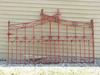 Appraisal: GATES - Pair of wrought iron low center two part