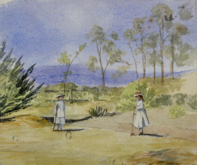 Appraisal: Emma Minnie Boyd - Playing Croquet at The Grange Harkaway