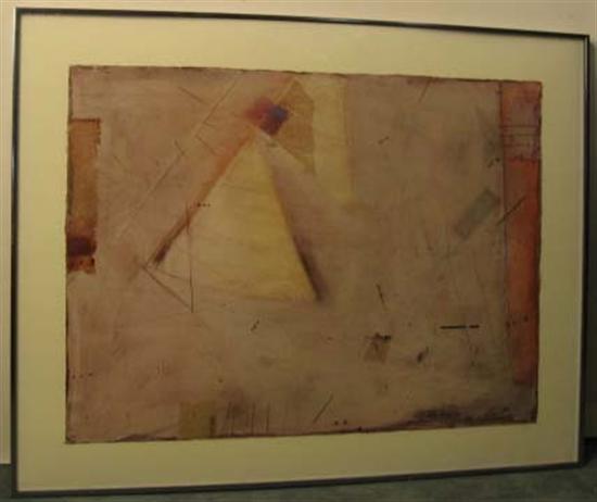 Appraisal: FABRIANO Mixed Media on Paper Name artist impressed twice in