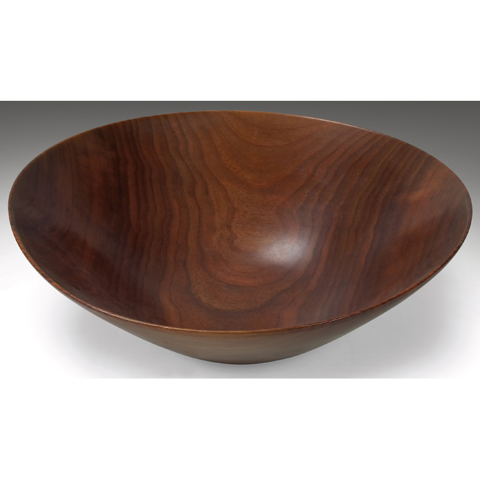 Appraisal: Harry Nohr turned wood bowl USA s appears to be