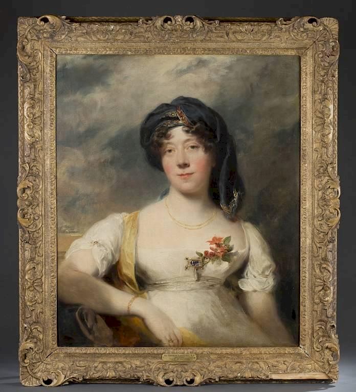 Appraisal: Sir Thomas Lawrence oil on board Lawrence Sir Thomas England