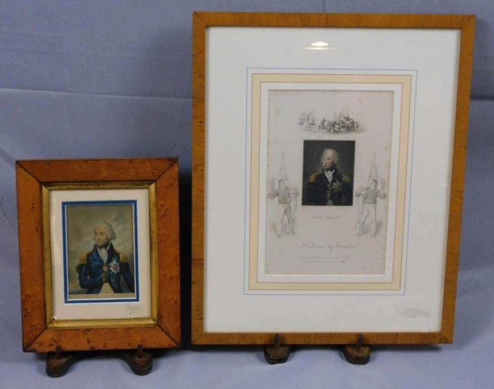 Appraisal: COLORED ENGRAVING OF LORD NELSON ENGRAVED BYRoffe th c published