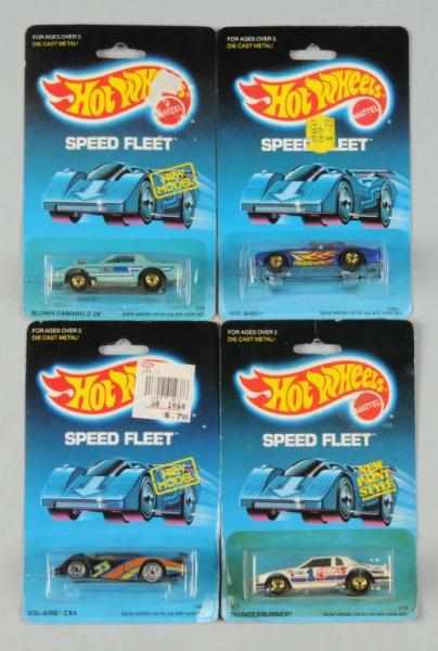 Appraisal: Lot of Mattel Hot Wheels Speed Fleet Vehicles Description Includes