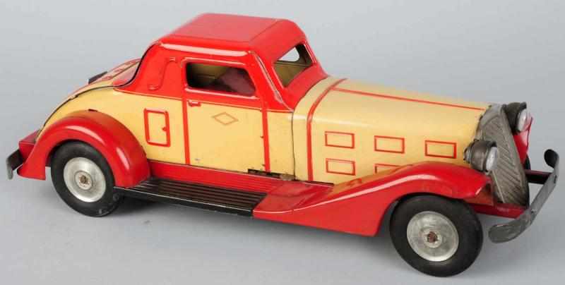 Appraisal: Pressed Steel Marx Automobile Battery-Op Toy American Electric headlights Tires