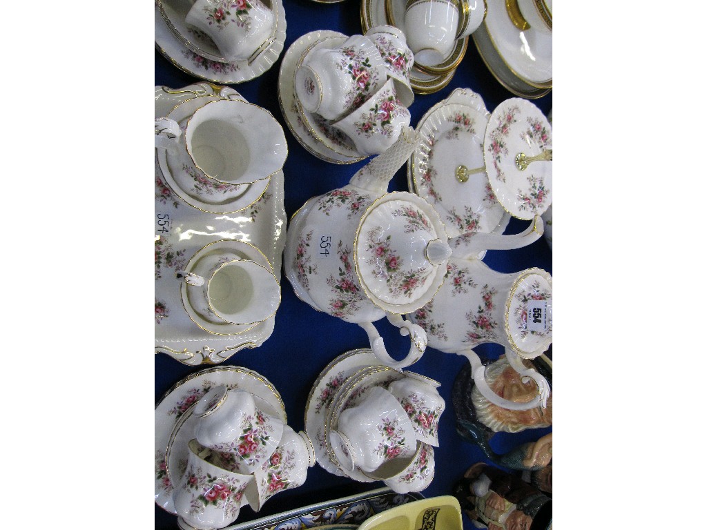 Appraisal: Royal Albert 'Lavender Rose' tea and coffee set with teapot