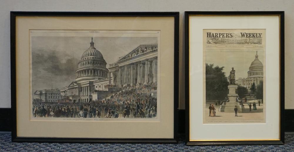 Appraisal: HARPER'S WEEKLY THE GARFIELD MONUMENT AND THE SECOND INAUGURATION OF