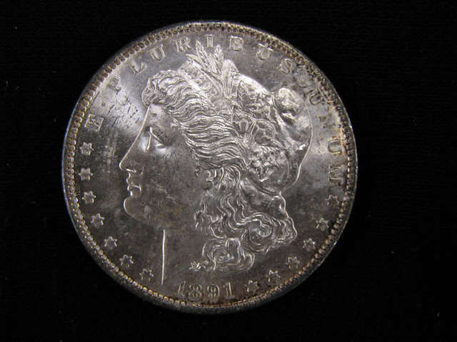 Appraisal: -S Morgan Silver Dollar uncirculated