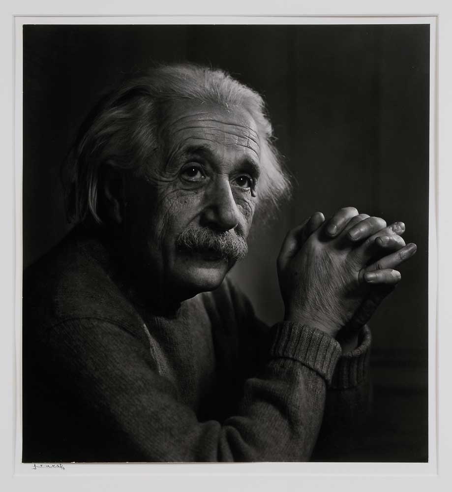 Appraisal: Yousuf Karsh Canadian - Albert Einstein gelatin silver print signed