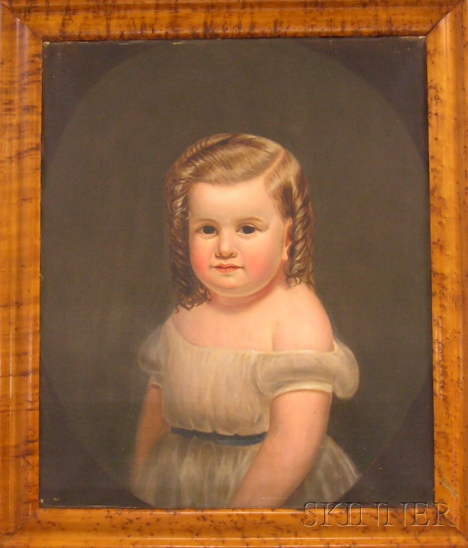 Appraisal: th Century American School Oil on Canvas Portrait of a