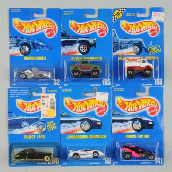 Appraisal: Lot of Mattel Hot Wheels Blue Card Vehicles Description Includes