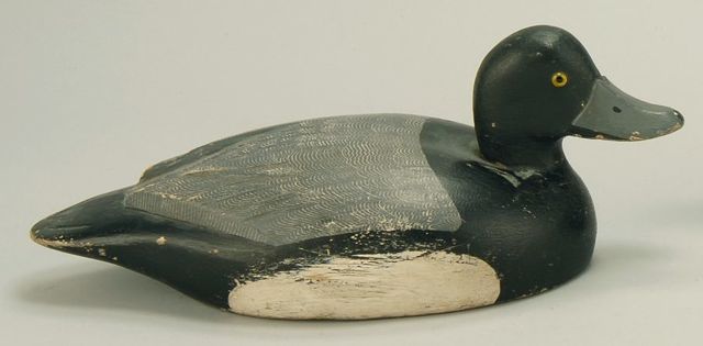 Appraisal: BLUEBILL DRAKE DECOY By Davy Nichols of Smith Falls Ontario