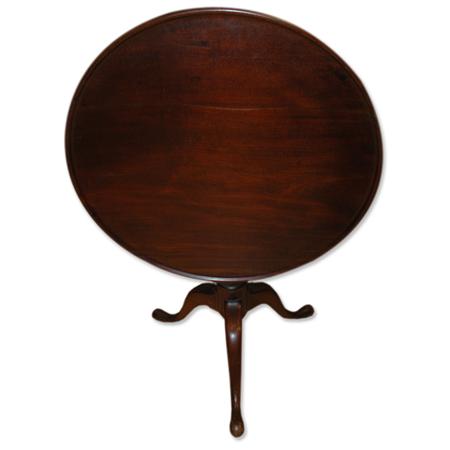 Appraisal: Chippendale Style Mahogany Tilt-Top Tea Table Estimate -