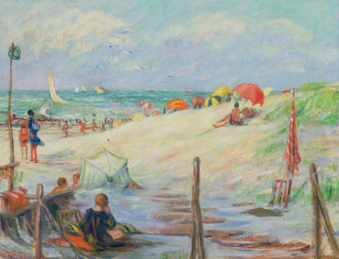 Appraisal: ANNA W SPEAKMAN American d Sunny Day Nantucket oil on