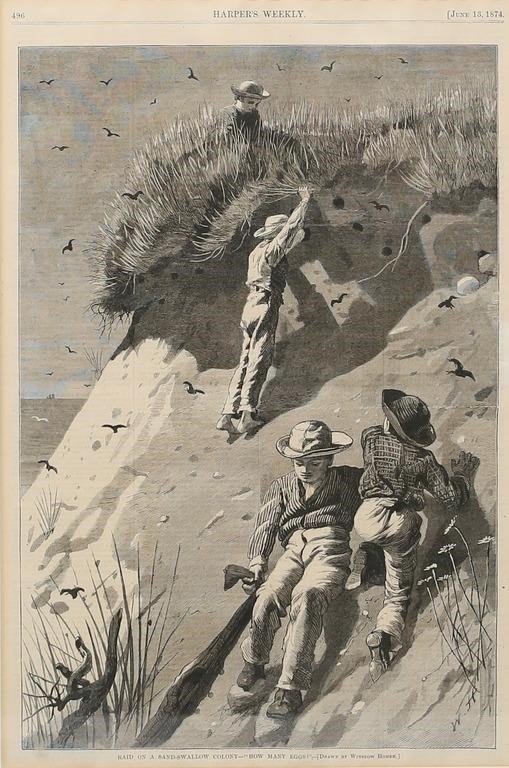 Appraisal: AFTER WINSLOW HOMER HARPER'S WEEKLY ENGRAVINGAfter Winslow Homer American -