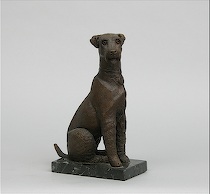 Appraisal: William Mozart McVey American - McDog Bronze terrier of Mr