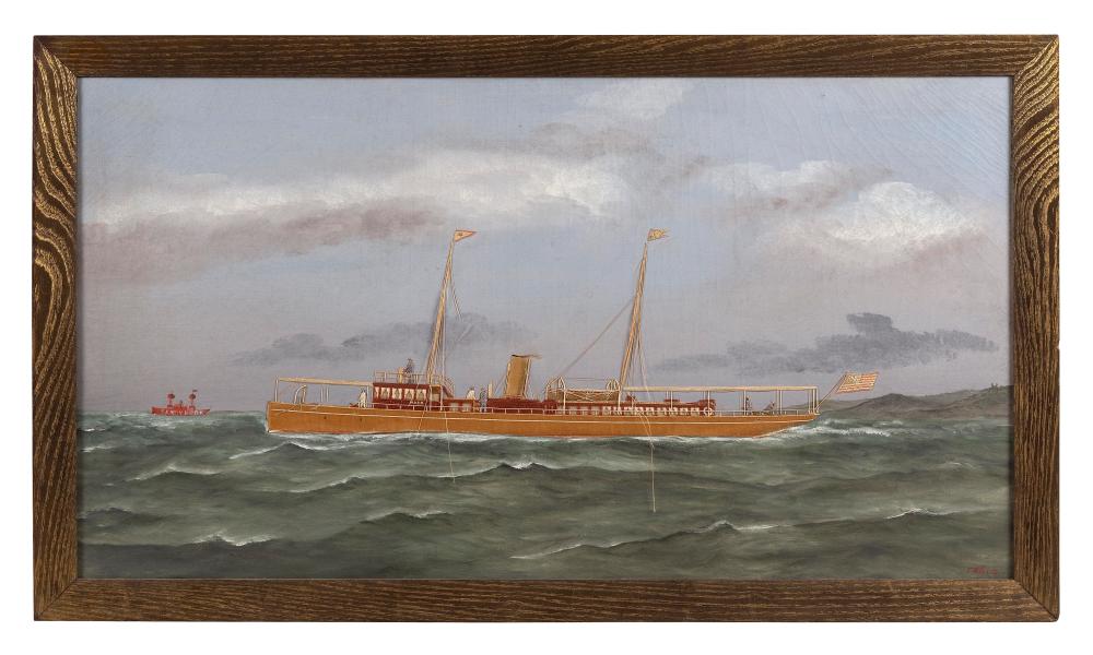 Appraisal: THOMAS WILLIS NEW YORK - THE STEAM YACHT NADA OFF