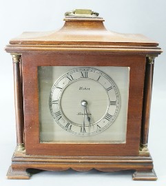 Appraisal: A Lincoln Usher mahogany cased mantle clock