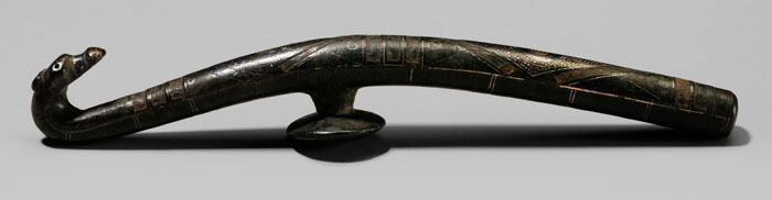 Appraisal: Bronze Garment Hook Chinese Warring States BC - or later