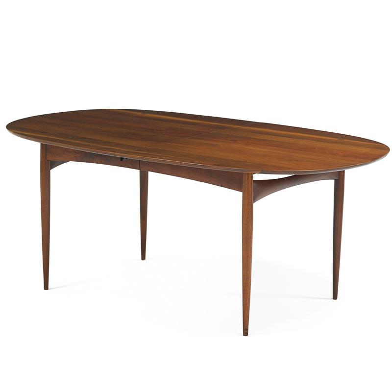 Appraisal: PHIL POWELL Extension dining table Condition Report Overcoat to original