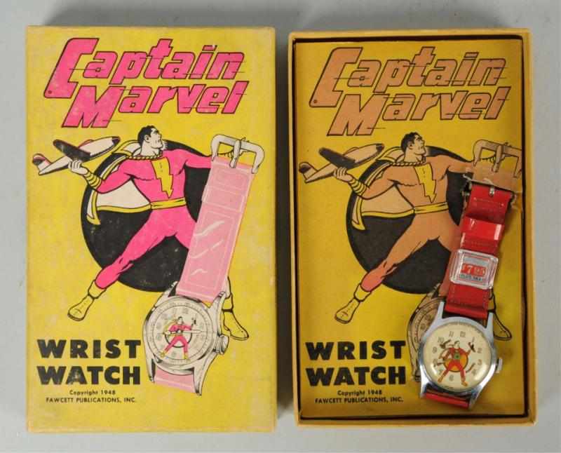 Appraisal: Captain Marvel Comic Character Wrist Watch Larger size variation Watch