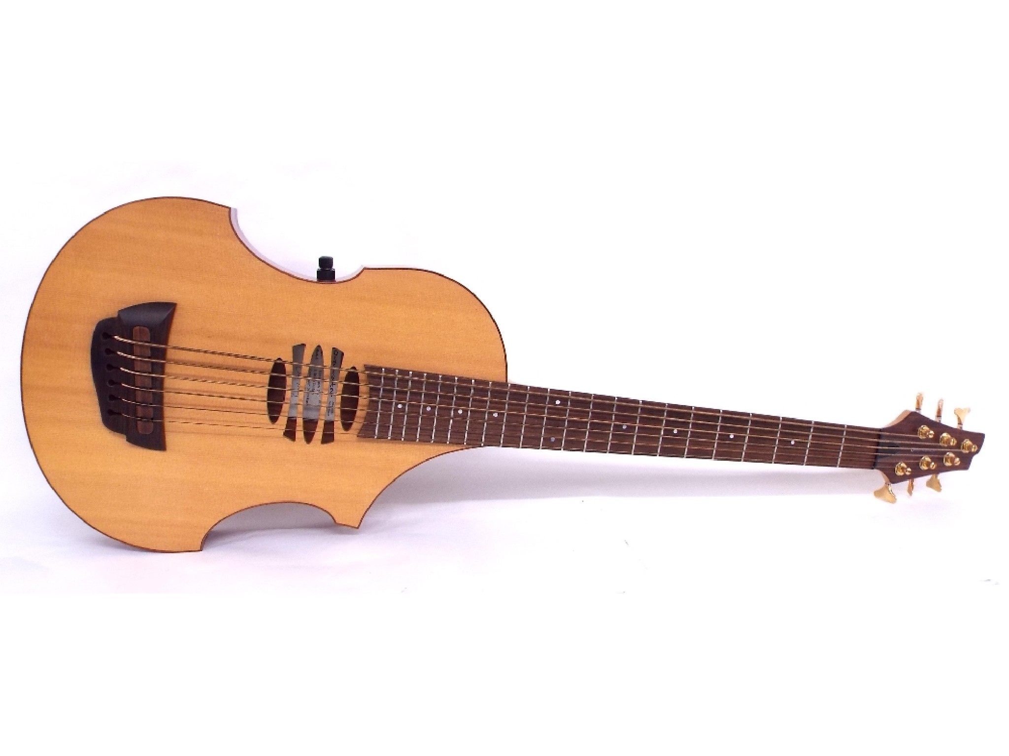 Appraisal: Overwater Expression Series six string custom electro-acoustic bass guitar natural