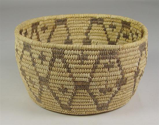 Appraisal: Native American Papago Basket Excellent condition x Consignor's grandmother purchased