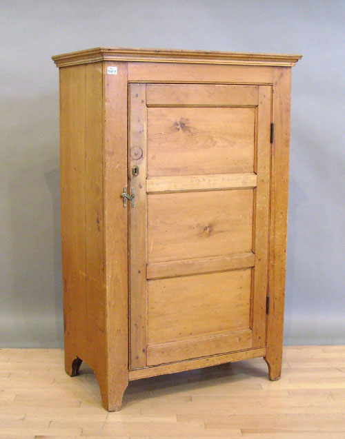 Appraisal: Pine kitchen cupboard th c h w