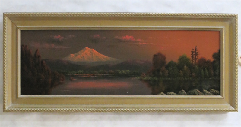 Appraisal: ELIZA R BARCHUS OIL ON CANVAS Oregon - Mount Hood