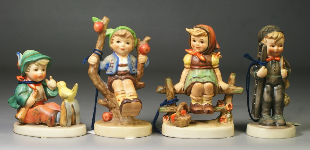 Appraisal: Goebel Hummel figurines Just Resting Hum Chimney Sweep Hum Apple