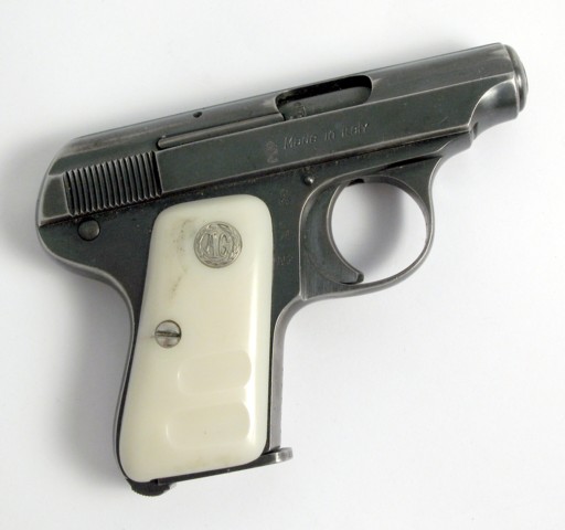 Appraisal: ARMI-GALESI MODEL SEMI-AUTOMATIC POCKET PISTOL mm acp caliber barrel blued