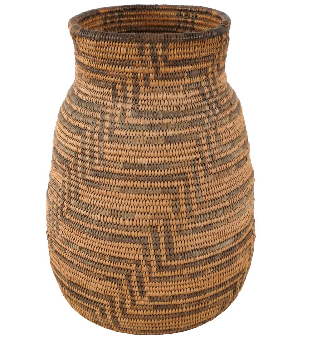 Appraisal: AMERICAN INDIAN COILED BASKETProvenance The Estate of James and Lois