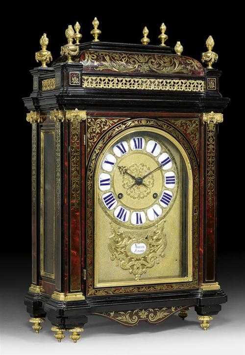 Appraisal: RELIGIEUSE WITH BOULLE MARQUETRY Louis XIV the dial and movement