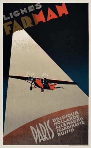 Appraisal: ALBERT SOLON - LIGNES FARMAN PARIS x inches Ch Egler