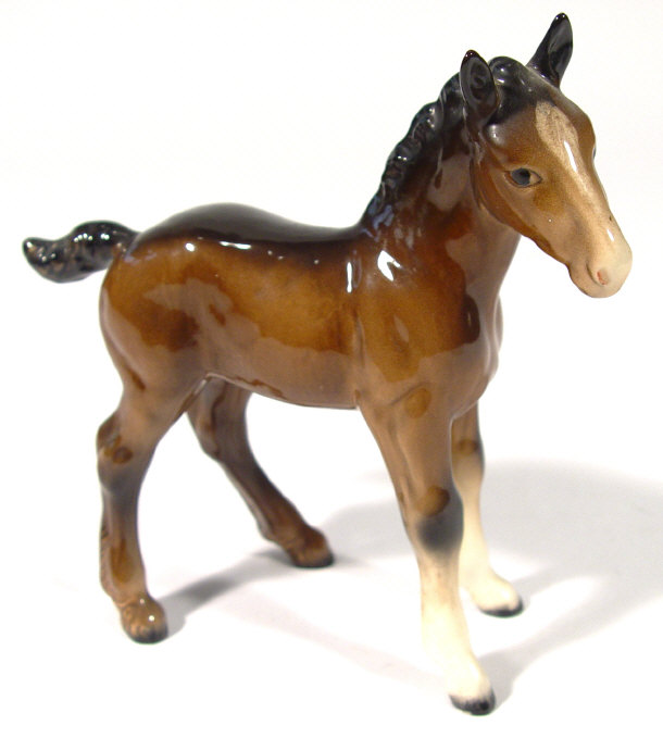 Appraisal: Beswick foal with hand painted brown decoration printed factory mark