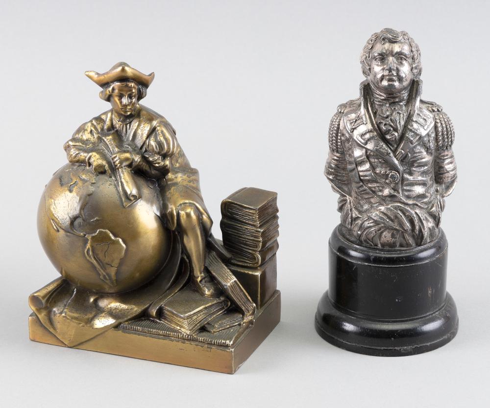 Appraisal: TWO DESK ORNAMENTS IN THE FORM OF MARINERS TH CENTURYTWO