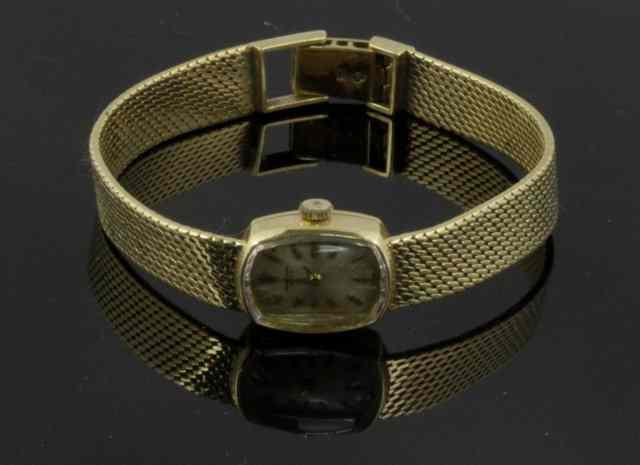 Appraisal: A lady's ct gold wristwatch by International Watch Co with