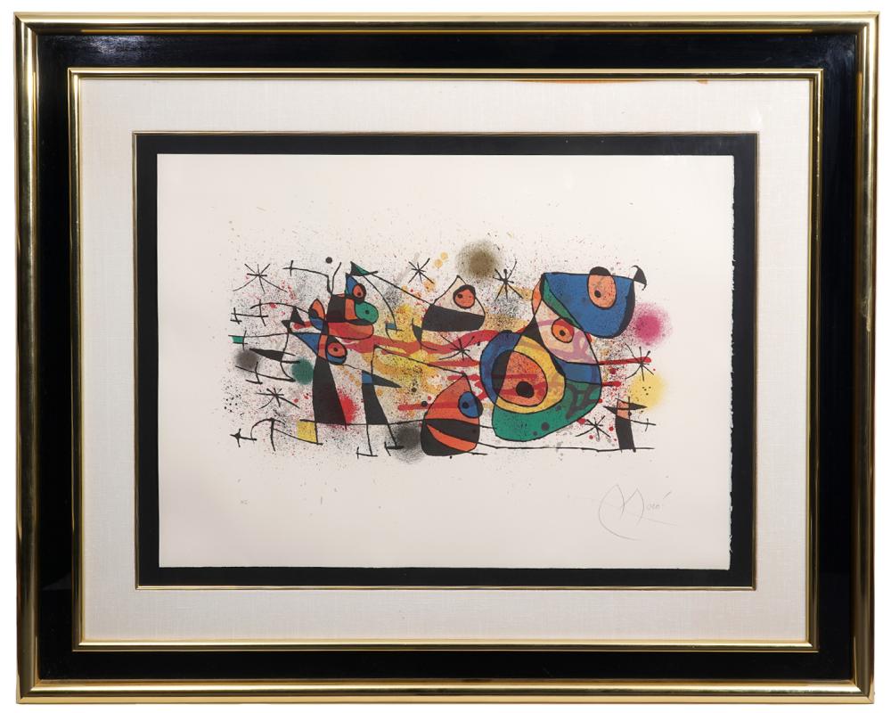 Appraisal: JOAN MIRO LITHOGRAPH 'CERAMIQUE'Joan Miro Spain - 'Ceramique' lithograph is