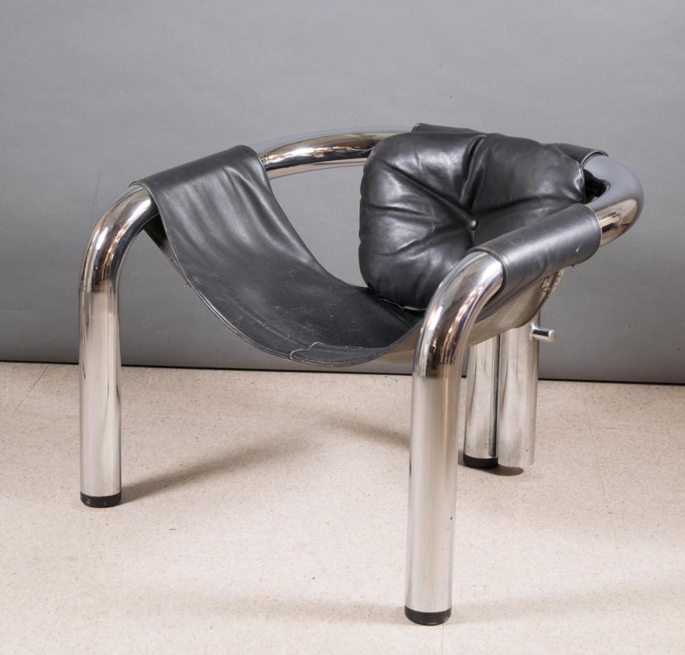 Appraisal: BYRON BOTKER PALO ALTO ARMCHAIR Bryon Botker design by Landes