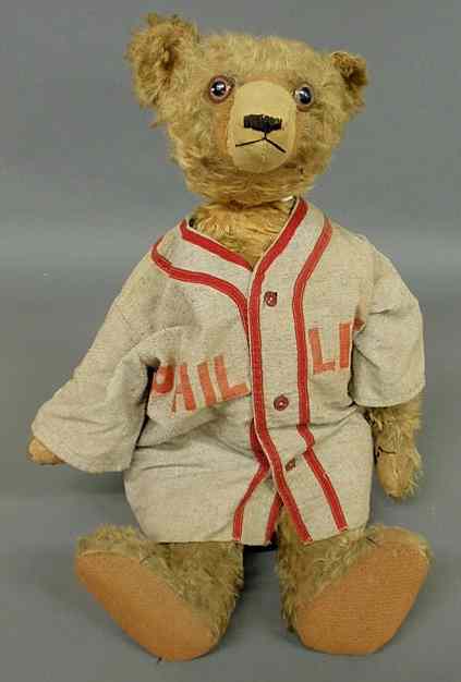 Appraisal: Early mohair teddy bear h