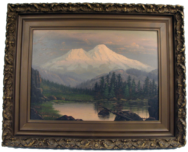 Appraisal: ELIZABETH PARROTT POND Washington born Oil on canvas Cascade Mountain