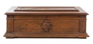 Appraisal: A Florentine Walnut Cassone Height x width x depth inches