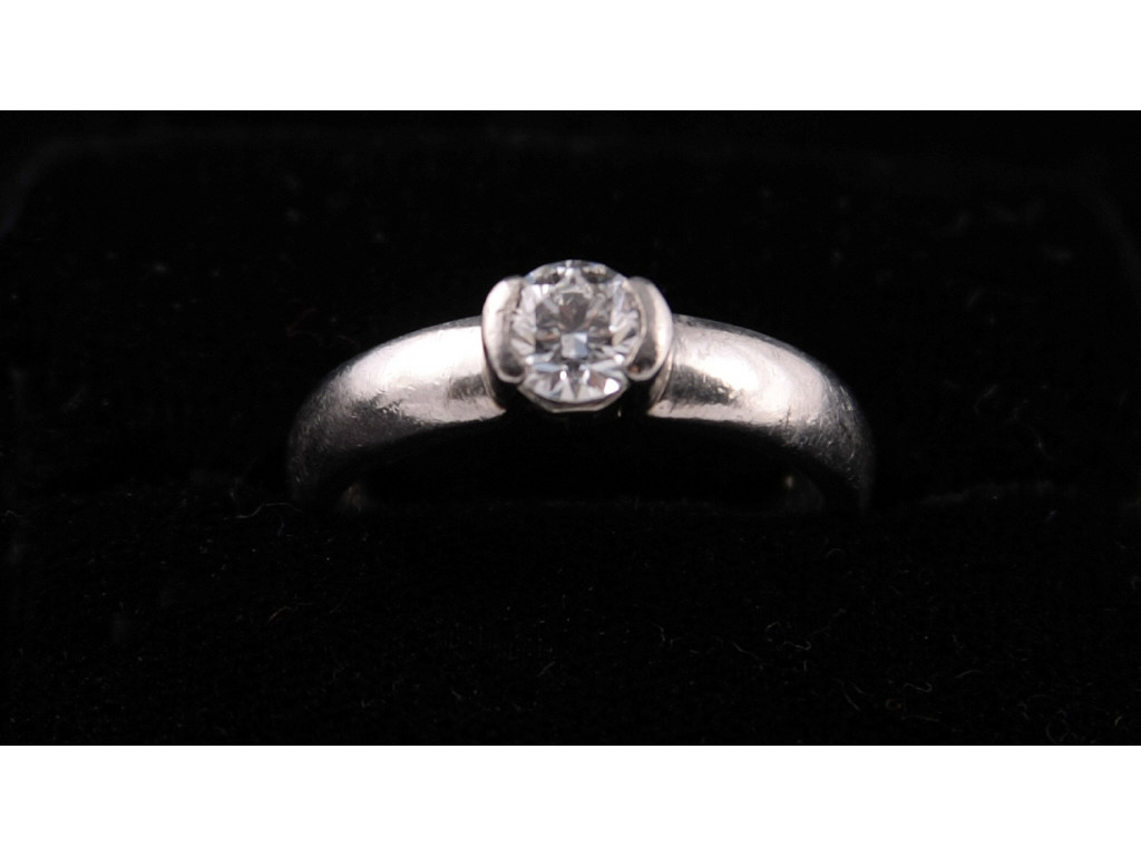 Appraisal: Ladies Diamond Ring ladies solitaire round brilliant cut carat diamond