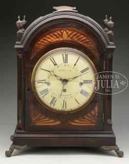 Appraisal: THOMAS MOORE CO TRIPLE FUSE BRACKET CLOCK London late th