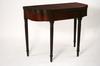 Appraisal: CARD TABLE - Federalist Period New Jersey Solid Mahogany Game