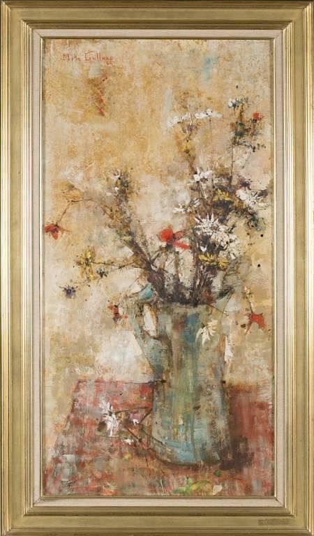 Appraisal: Michel De Gallard Flower still life De Gallard Michel France