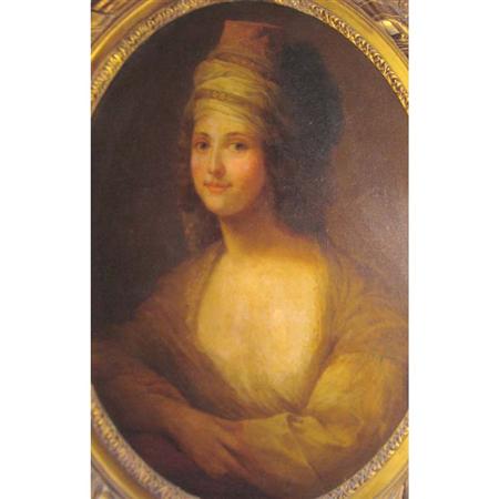 Appraisal: School of Elisabeth Vigee-Lebrun Portrait of a Lady said to