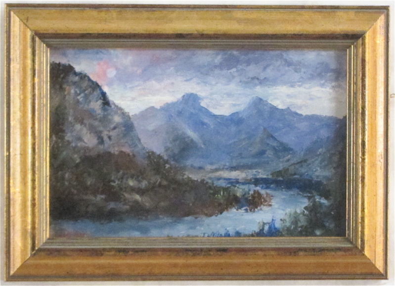 Appraisal: LEONARD MOORE DAVIS OIL ON BOARD California Alaska Massachusetts -