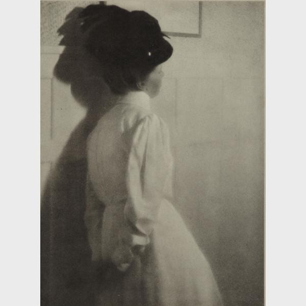 Appraisal: Heinrich Kuehn Kuhn - STUDY MISS MARY WARNER FROM CAMERA